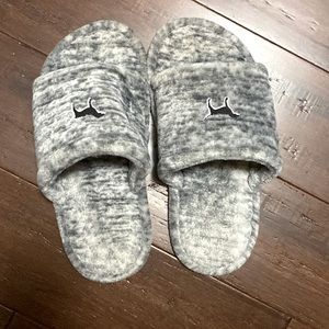 Grey slippers